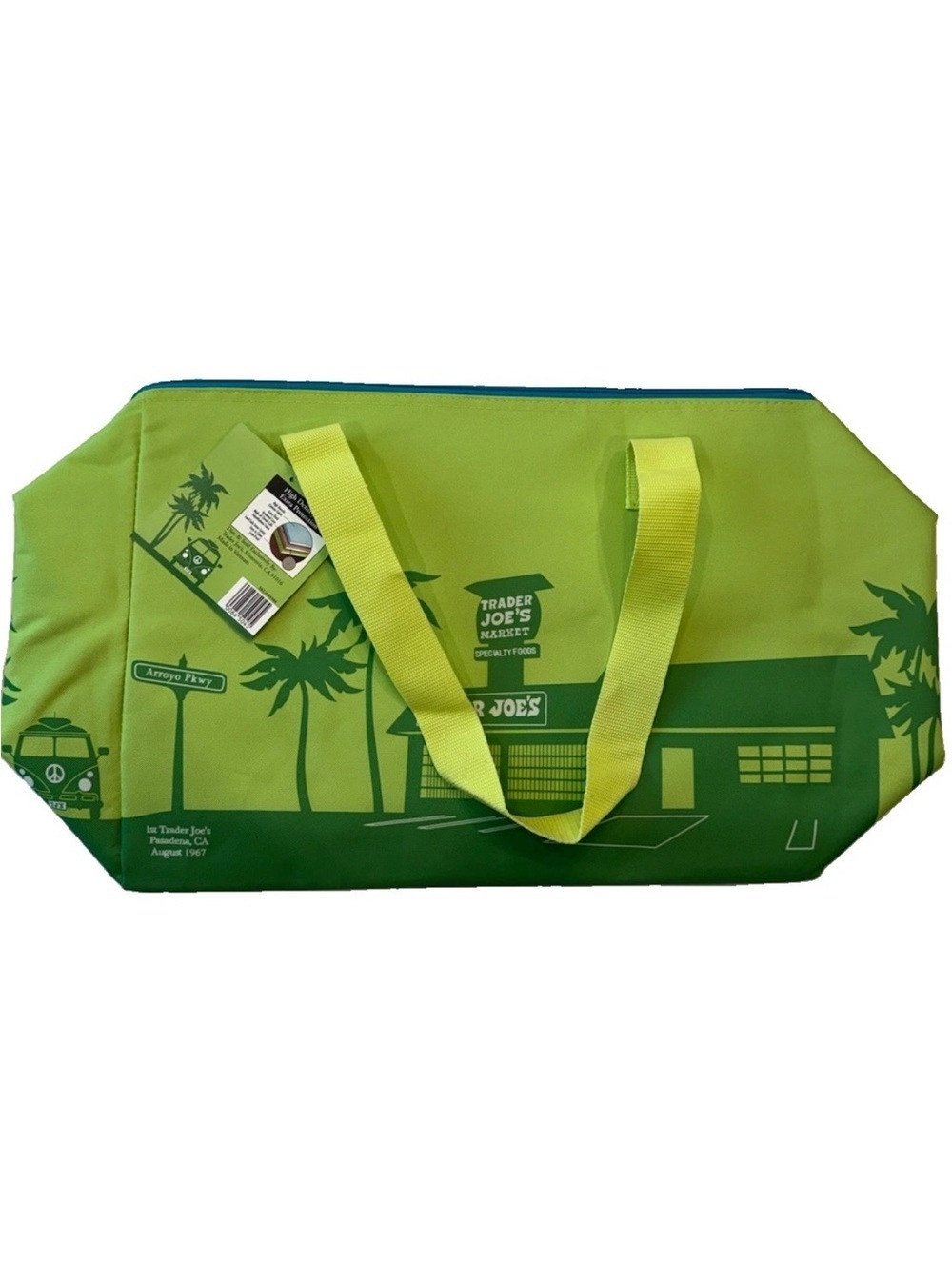 NWT, Trader Joe’s large Green Insulated Tote Bag. 2026 limited edition 8 gallons - Picture 5 of 6